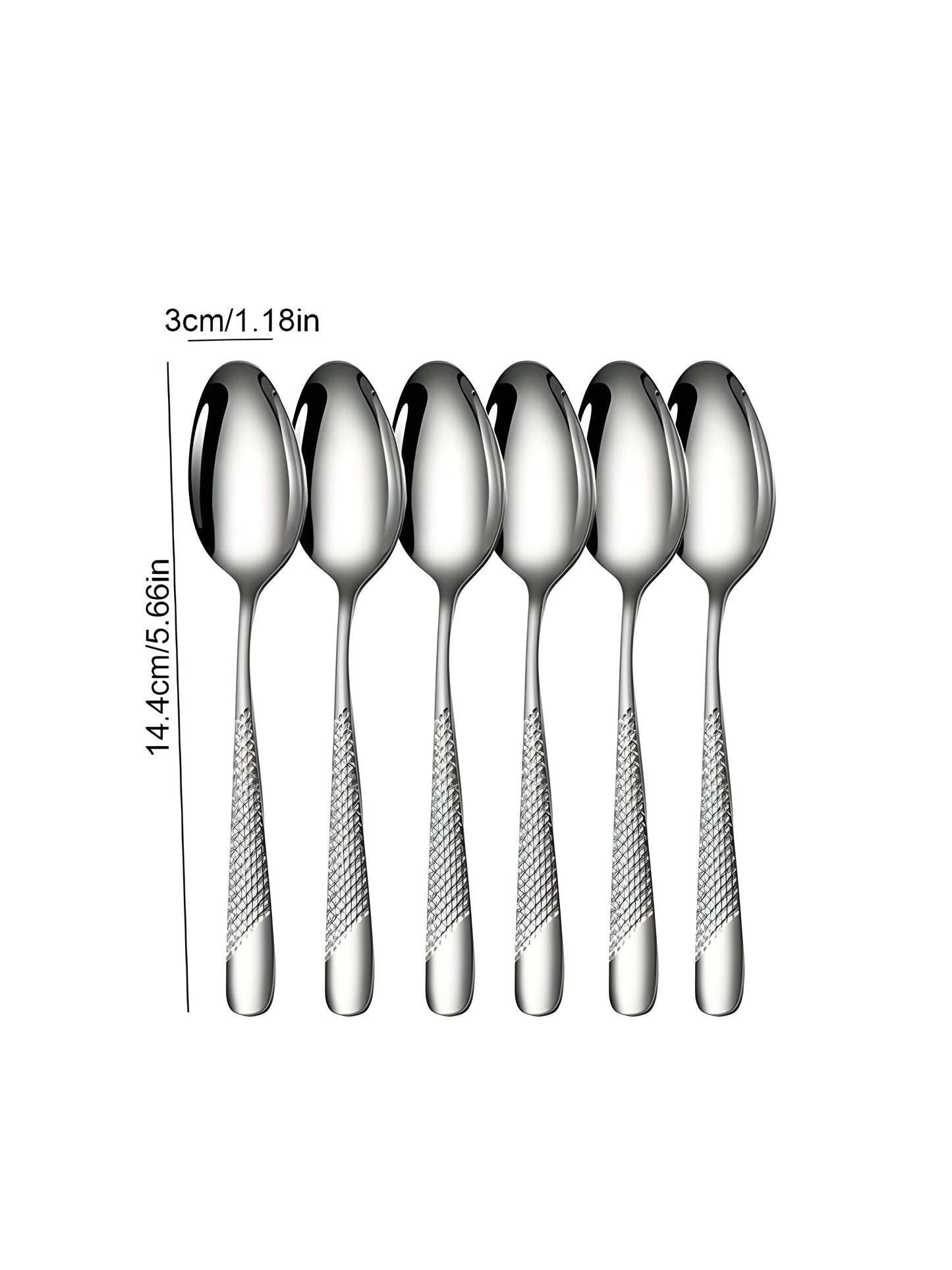 Premium 30pc Silverware Stainless Steel Flatware Set