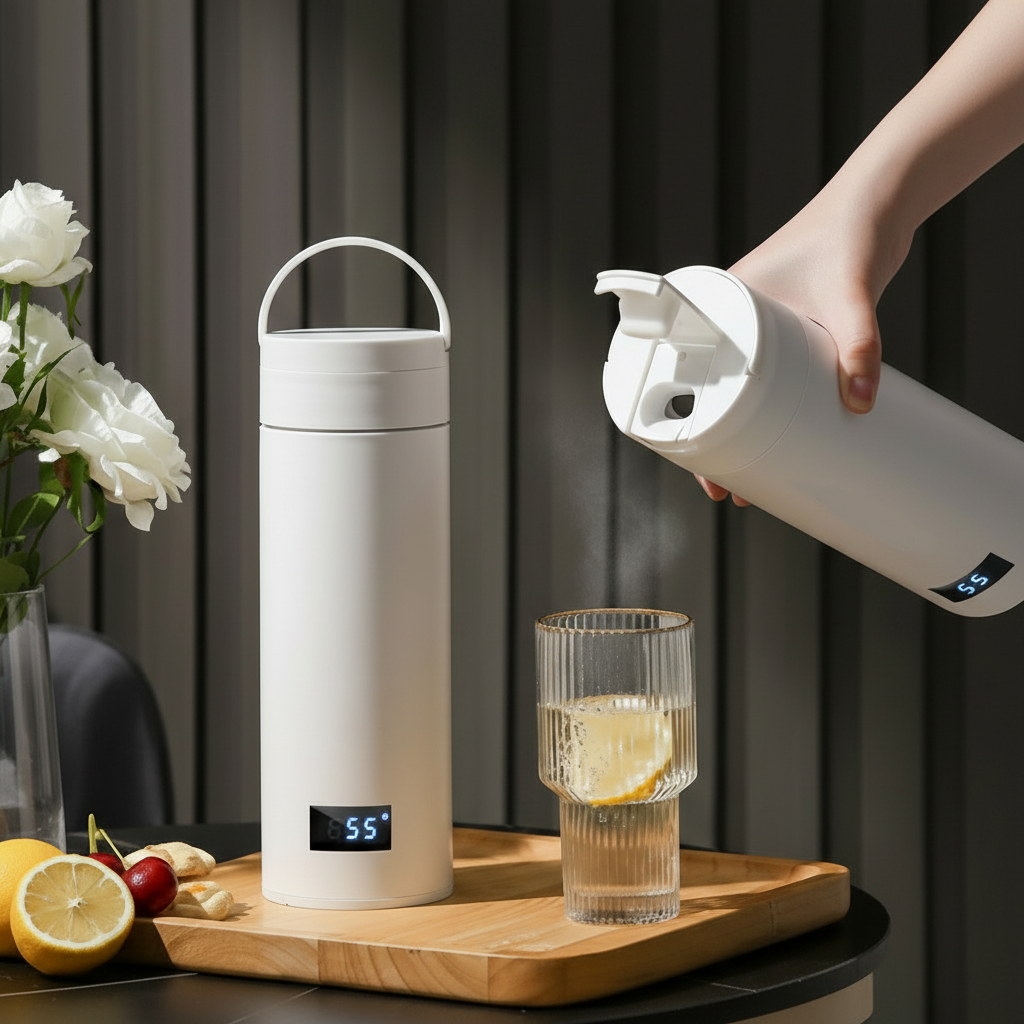 Compact Travel Electric Stainless Steel Kettle Boiler - Lusomart