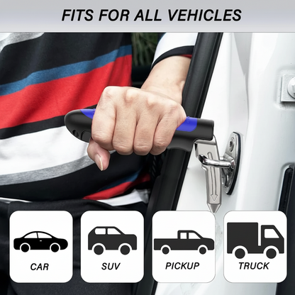 Compact Car Escape Tool Window Breaker Assist Handle