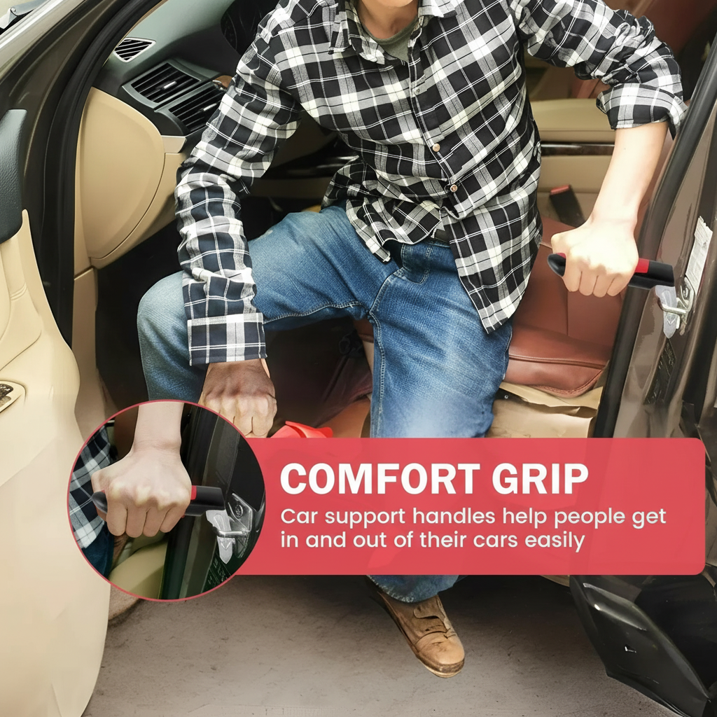 Compact Car Escape Tool Window Breaker Assist Handle