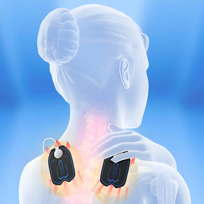 Compact Wireless TENS Unit Muscle Pain Relief Device