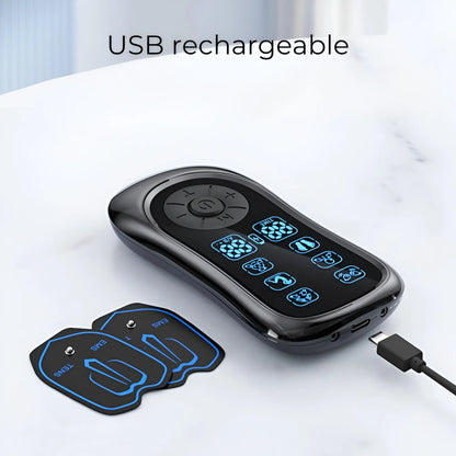 Compact Wireless TENS Unit Muscle Pain Relief Device