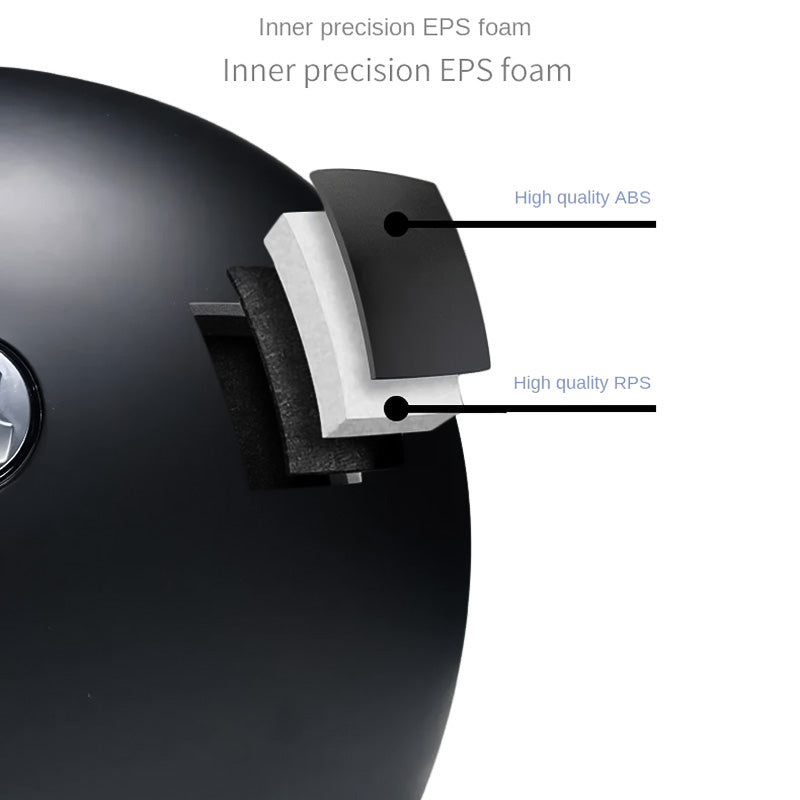 Black Full Face Motorcycle Helmet DOT ECE Approved