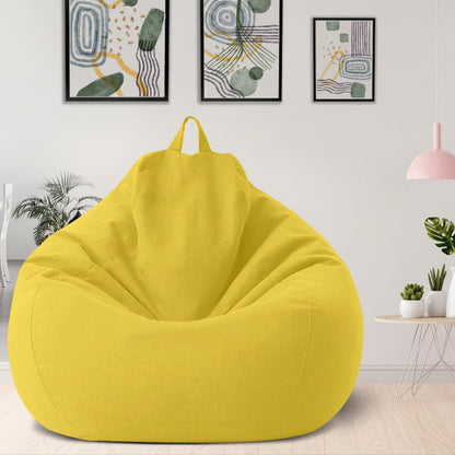 Comfortable Linen Bean Bag Lounge Chair for Home