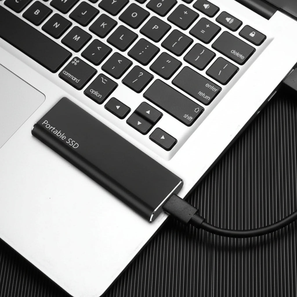 Slim USB C External Hard Drive 500GB Portable Storage