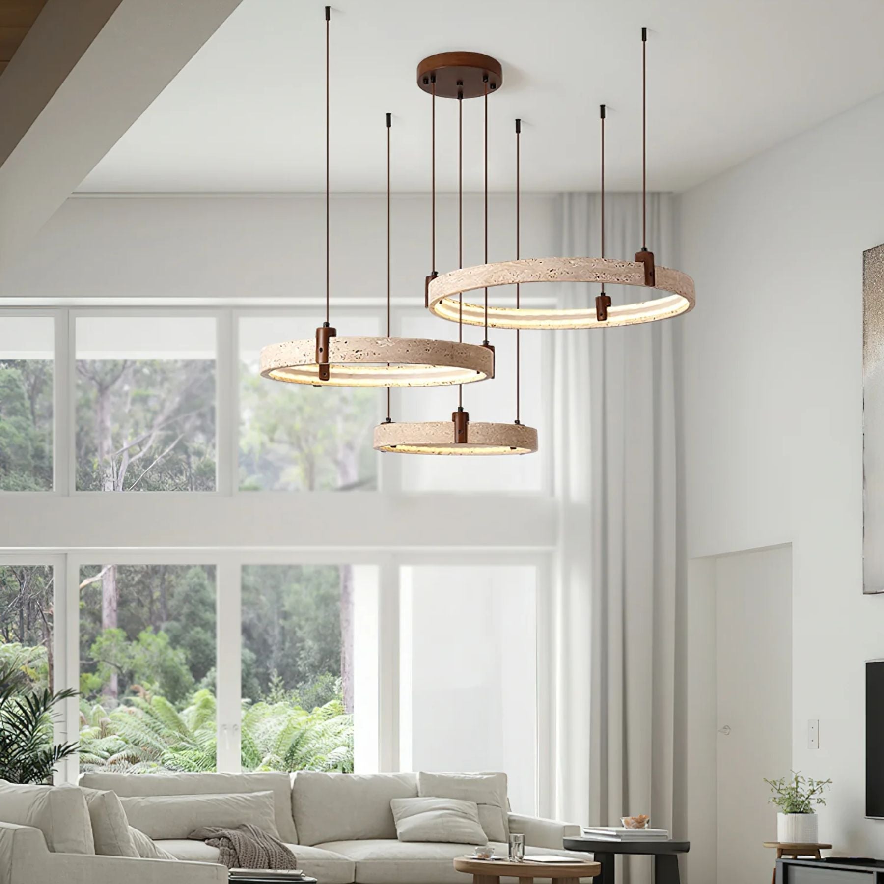 Ecolaze Natural Stone Hanging Lamp 4