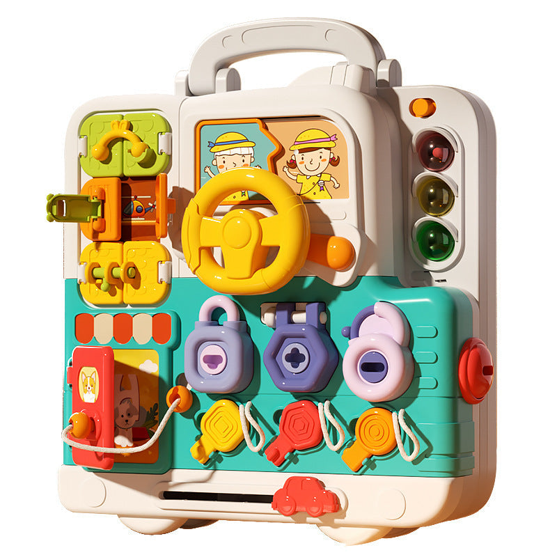 Fun Learning Wooden Toy Board for Children - Lusomart
