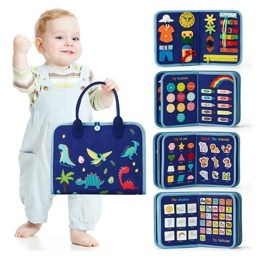 Learning Book for Toddlers Montessori Felt Activity Toy - Lusomart
