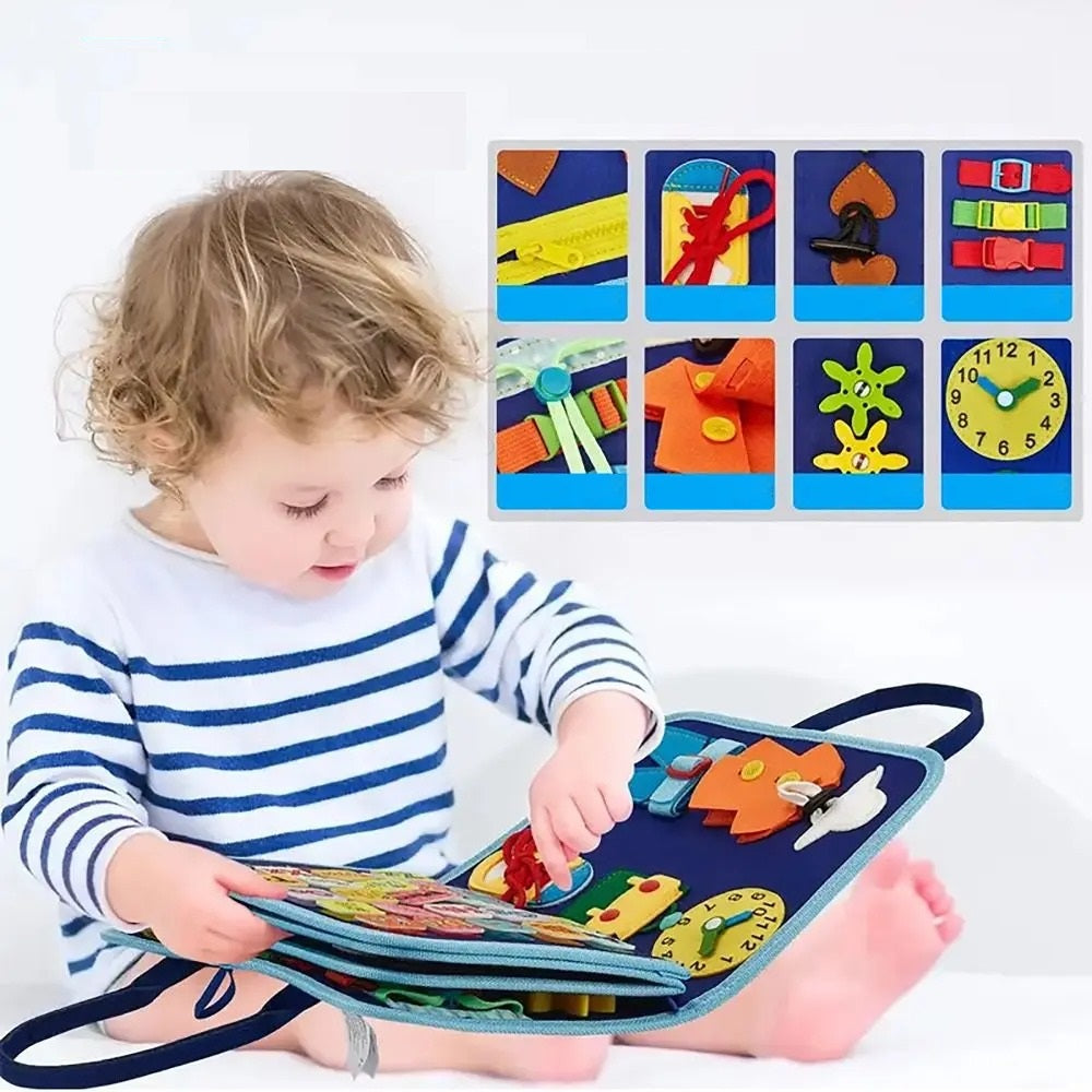 Educatief Boek voor Kinderen 1+ Jaar Montessori Vilt Motoriek Vaardigheden 1