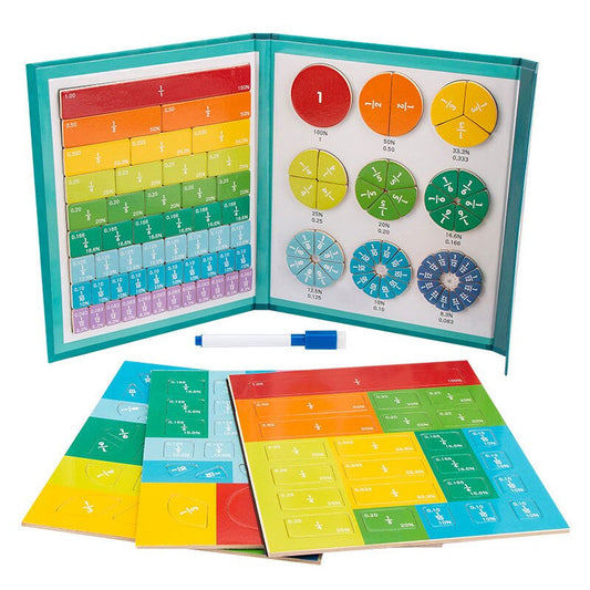 Fun Learning Fraction Board Book for Children - Lusomart