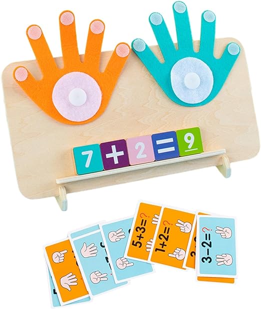 Learning Math Board Game for Children - Interactive Wooden Toy - Lusomart