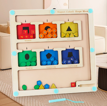 Fun Interactive Wooden Puzzle for Children - Lusomart