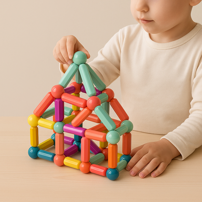 Educatief Speelgoed Magnetische Sticks voor Creatieve Ontwikkeling – Veilig en Duurzaam Speelgoed voor Kinderen vanaf 2 Jaar 4