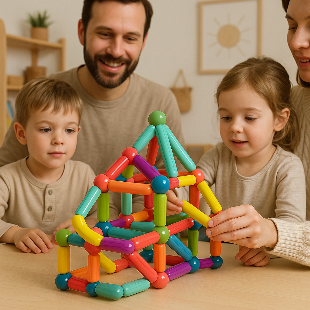 Fun Magnetic Sticks for Kids - Lusomart