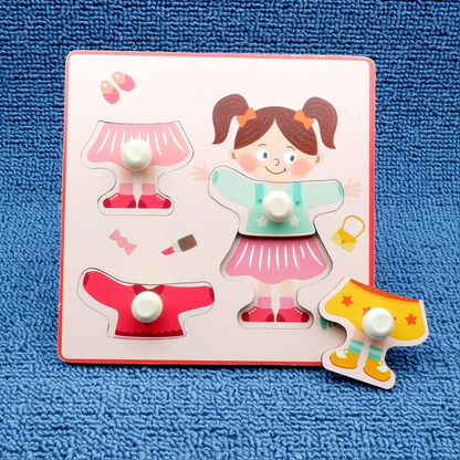 Fun Learning Wooden Puzzle Toy for Children - Lusomart