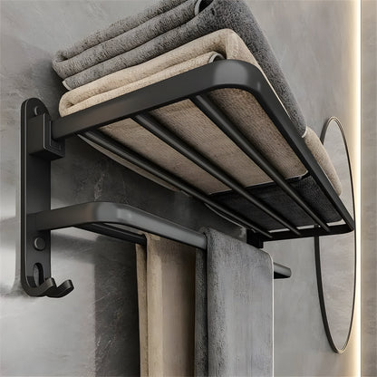 Space Saving Adjustable Bathroom Storage - Strong Metal Shelf