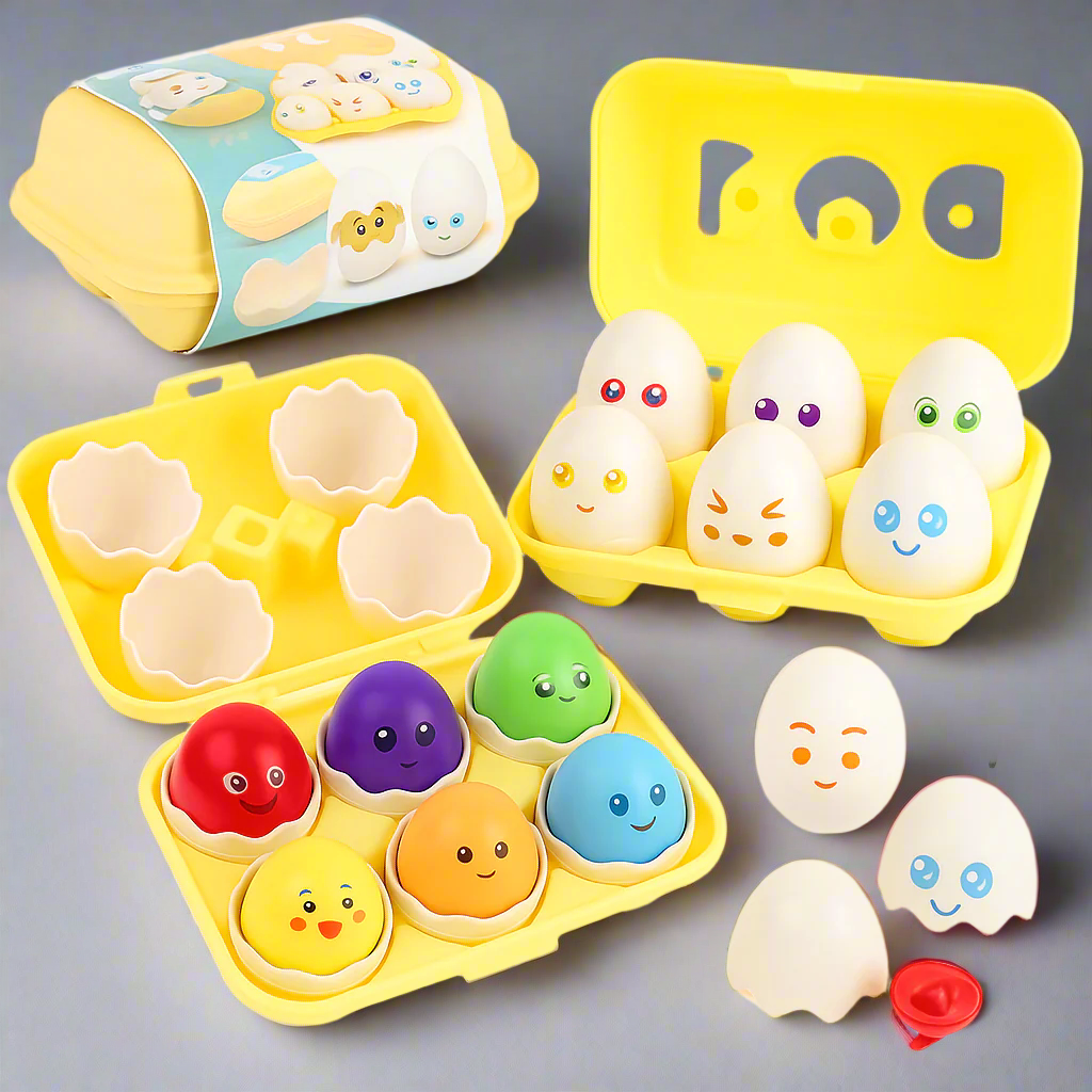 EggMatch | Educational Color Matching Egg Toy for Kids’ Learning Play 1