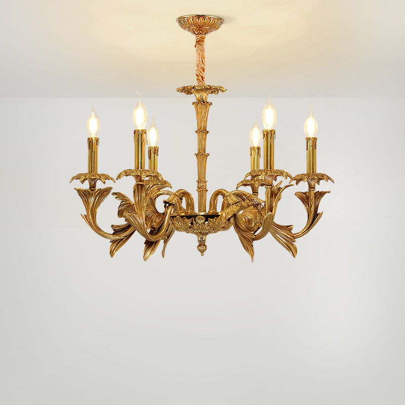 Classic Luxe Golden Pendant Ceiling Lamp