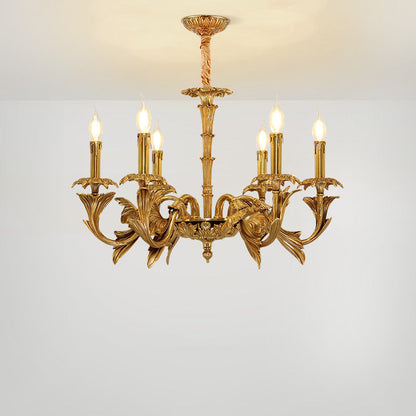 Classic Luxe Golden Pendant Ceiling Lamp