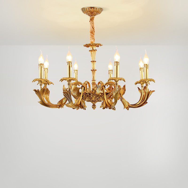 Classic Luxe Golden Pendant Ceiling Lamp