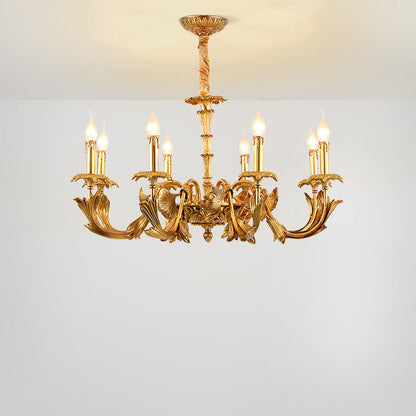 Classic Luxe Golden Pendant Ceiling Lamp