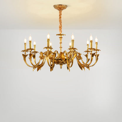 Classic Luxe Golden Pendant Ceiling Lamp