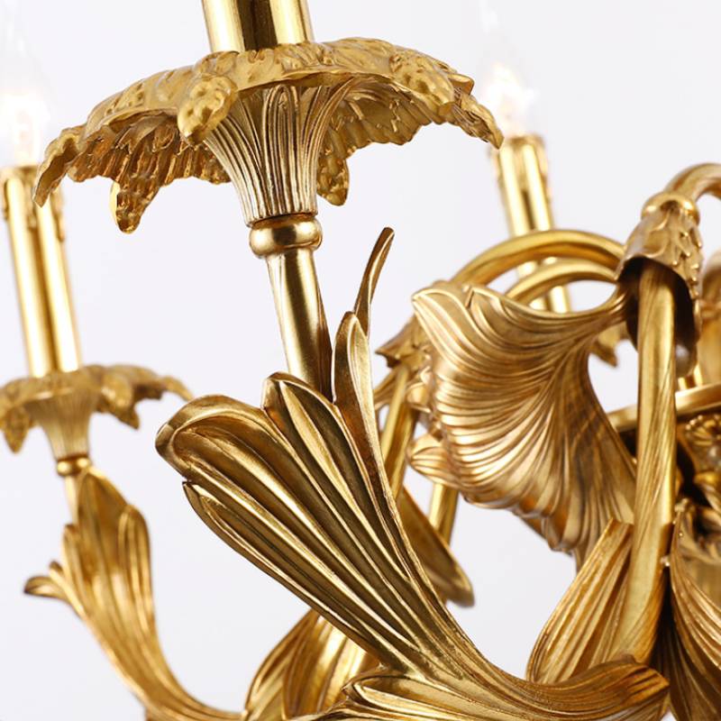 Classic Luxe Golden Pendant Ceiling Lamp