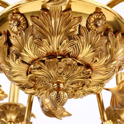 Classic Luxe Golden Pendant Ceiling Lamp
