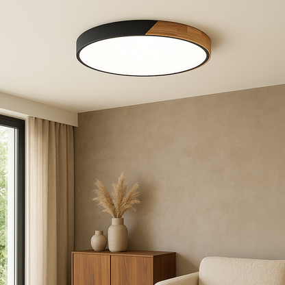 Modern Wooden Ceiling Light for Minimalist Homes - Lusomart