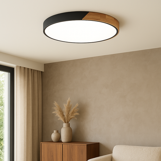 Modern Wooden Ceiling Light for Minimalist Homes - Lusomart