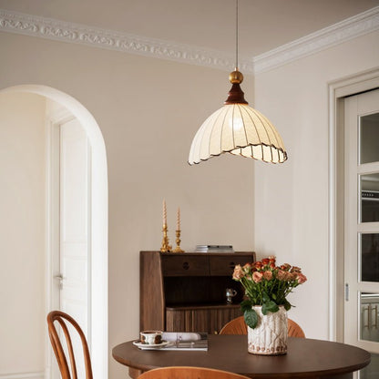Classic Folded Shade Hanging Lamp