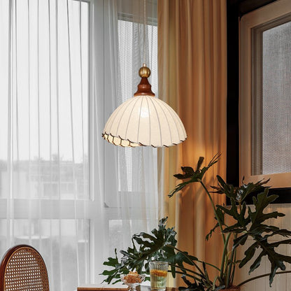 Classic Folded Shade Hanging Lamp