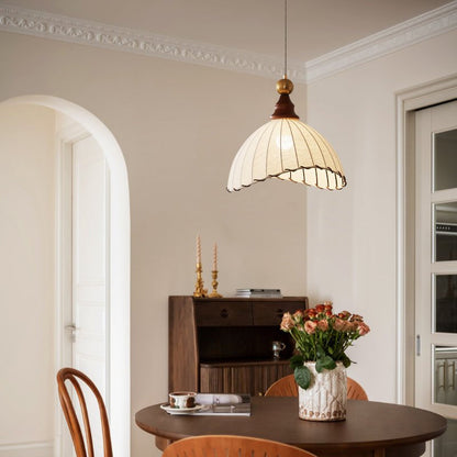 Classic Folded Shade Hanging Lamp