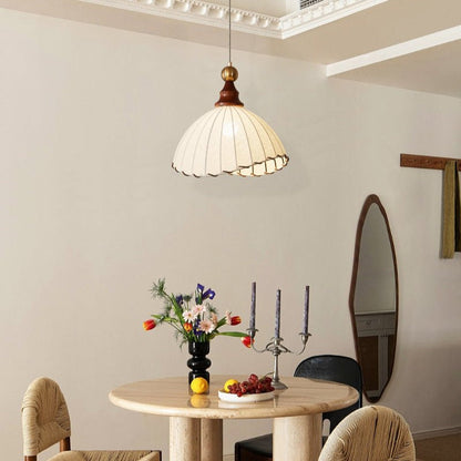 Classic Folded Shade Hanging Lamp