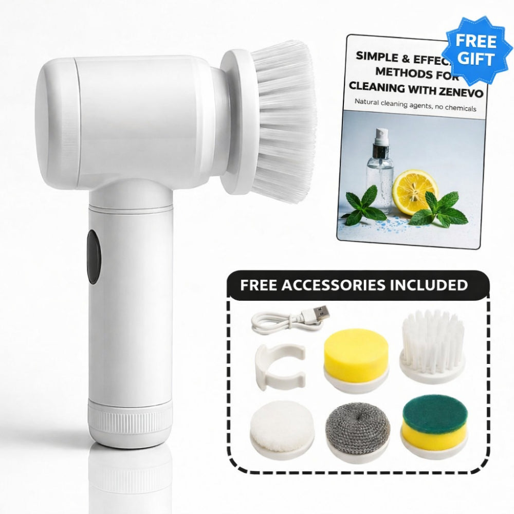 Powerful Spin Cleaning Brush Home Scrubber Tool