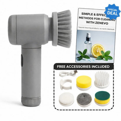 Powerful Spin Cleaning Brush Home Scrubber Tool
