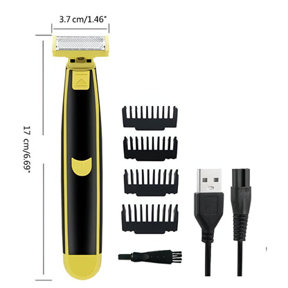 Rechargeable Men's Electric Shaver Trimmer Kit