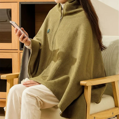 Cozy USB Heating Shawl Wrap Blanket