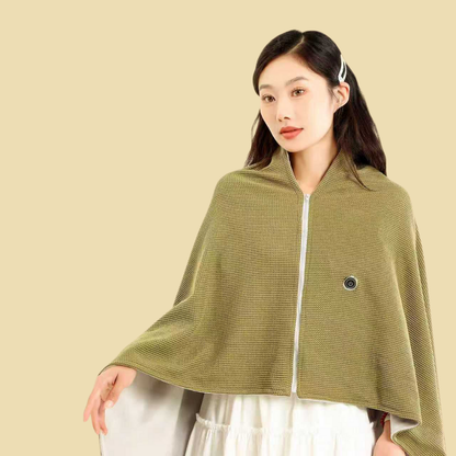 Cozy USB Heating Shawl Wrap Blanket