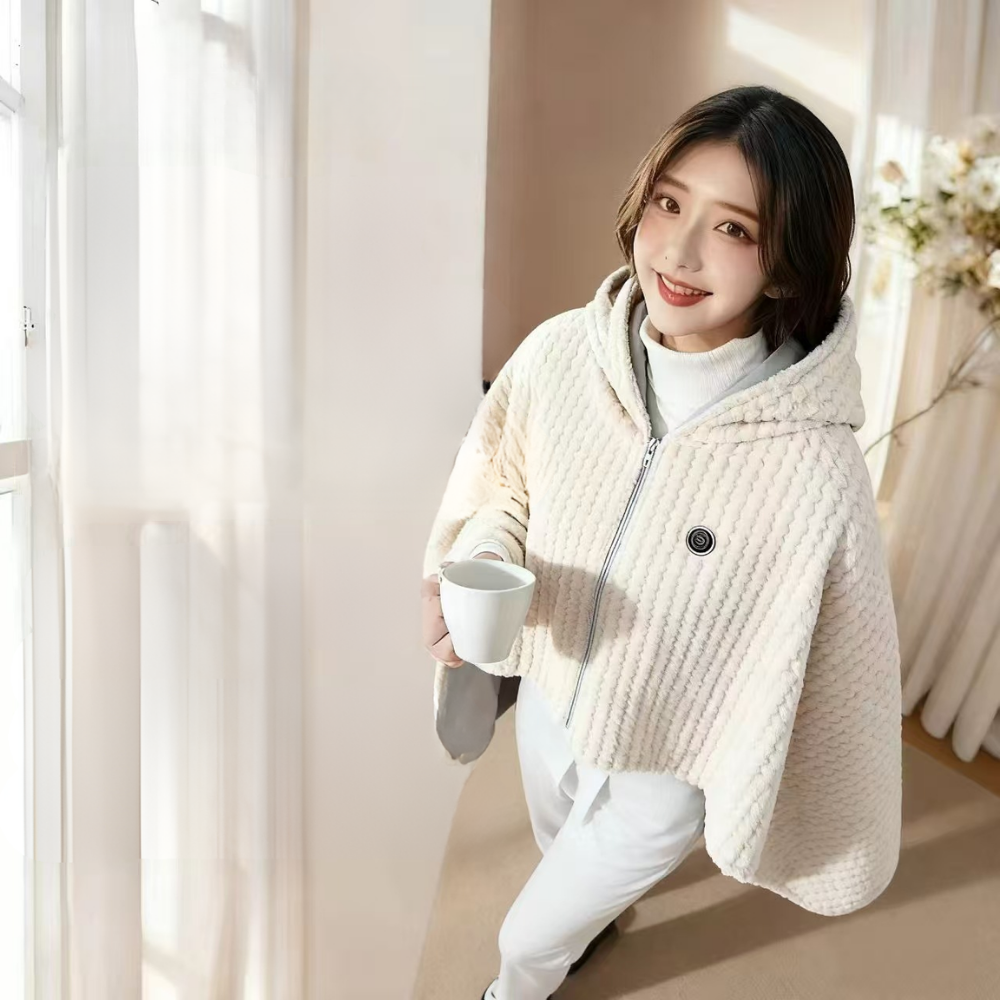Cozy USB Heating Shawl Wrap Blanket