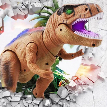 Electric Remote Control Dinosaur – Realistic Walking, Roaring Dino Toy with LED Lights 2