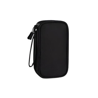 Compact Travel Electronics Storage Bag Soft Pouch Design
