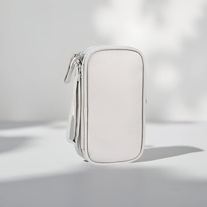 Compact Travel Electronics Storage Bag Soft Pouch Design