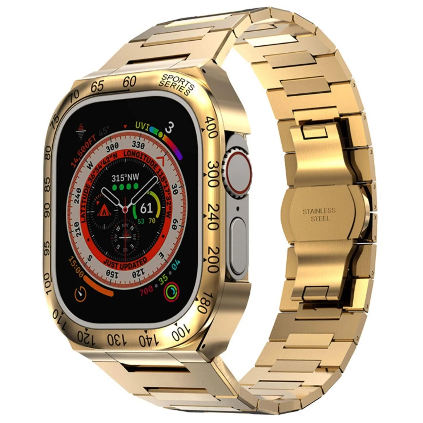 EleganceGuard | Stylish Durable Apple Watch Protective Case 44mm 9