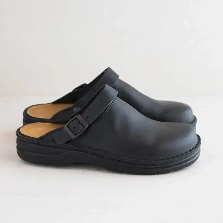 EleganceStep | Comfortable Stylish Orthopedic Leather Slippers for Women 3