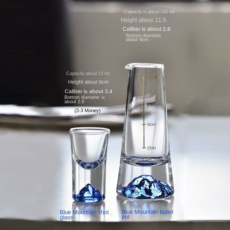 Elegant Mountain Glass Set | Lead-Free Drinkware with Unique Design – Perfect for Entertaining and Everyday Use 6