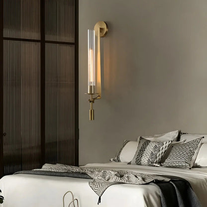 Sleek Glass LED Wall Light for Modern Home Decor