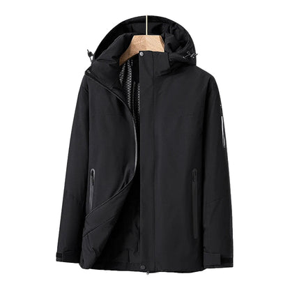 Elegant Women’s Quilted Winter Coat – Waterproof and Windproof Jacket with Detachable Hood for Cold Weather 8