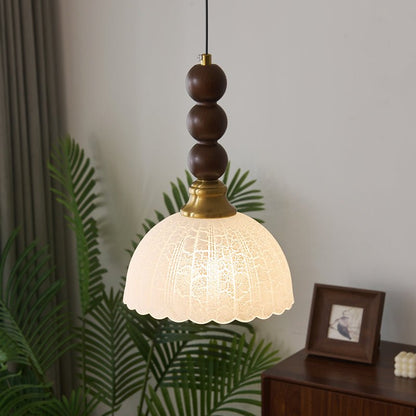 Traditional Wooden Drop Pendant Lighting