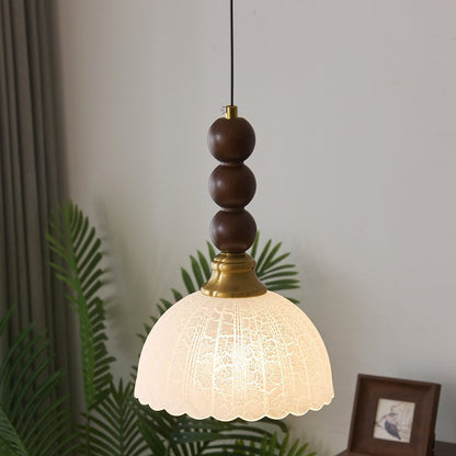 Traditional Wooden Drop Pendant Lighting